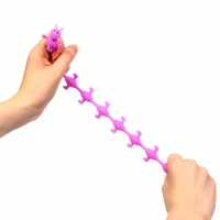 Антистресс сквиш мялка &laquo;Гусеница&raquo;, цвета МИКС, в шоубоксе