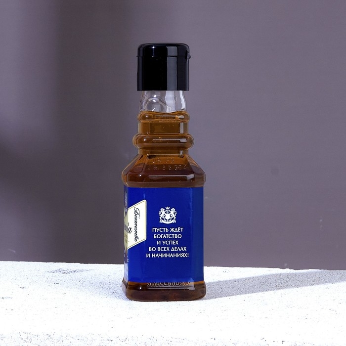 Гель для душа во флаконе виски &laquo;Богатства!&raquo;, 100 мл, аромат пряного виски, Новый Год