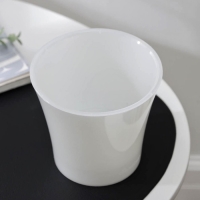 Кашпо для цветов со вставкой &laquo;Арте&raquo;, 1,2 л, цвет жемчуг-прозрачный