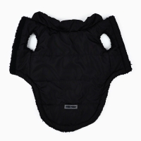 Одежда для собак. Куртка зимняя &laquo;Тёплая зима&raquo;, чёрная, размер XL