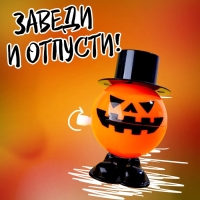 Хэллоуин. Игрушка заводная «Тыква», с наклейками Хэллоуин. Игрушка заводная «Тыква», с наклейками