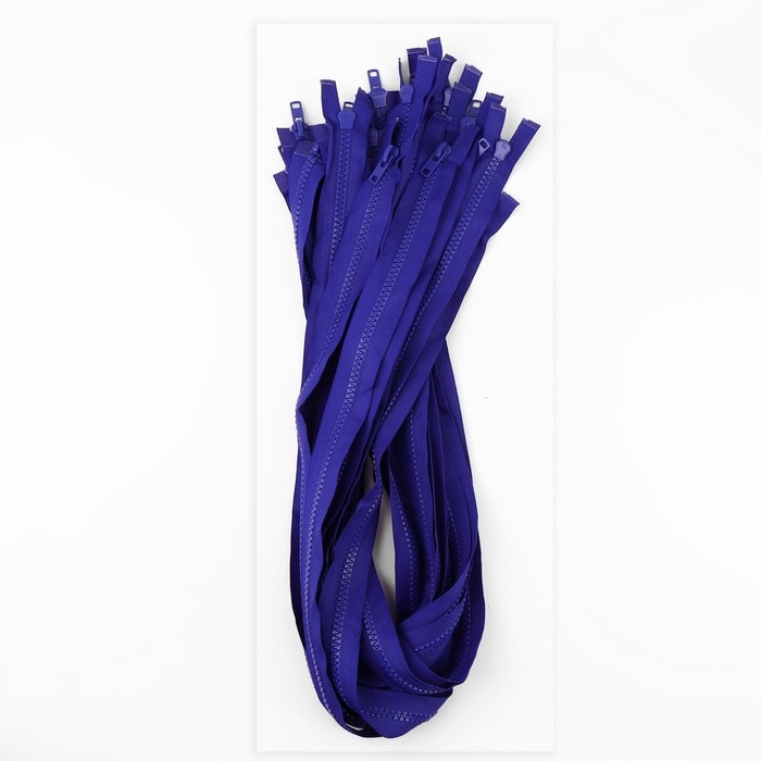 Молния &laquo;Трактор&raquo;, №8, разъёмная, 2 замка, замки автомат, 100 см, цвет электрик, цена за 1 штуку