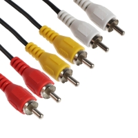 Кабель аудио/видео Сигнал, 3xRCA(m)-3xRCA(m), 1 м, чёрный Кабель аудио/видео Сигнал, 3xRCA(m)-3xRCA(m), 1 м, чёрный