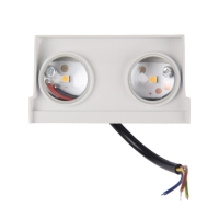 Светильник фасадный &laquo;Каскад&raquo;, FSD-094, 2 Вт, 3000К, 2 луча, IP65, 220 В, металл, белый