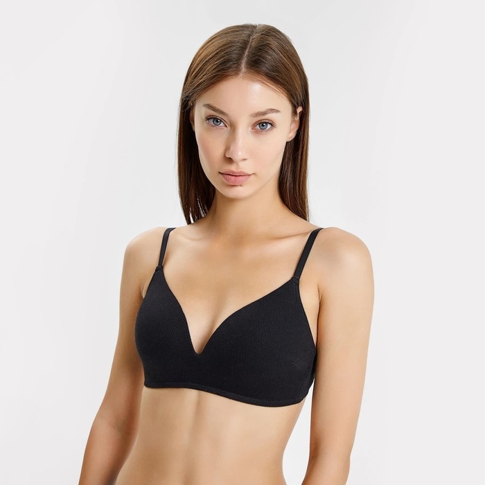 Бюстгальтер женский, цвет чёрный, размер 75C