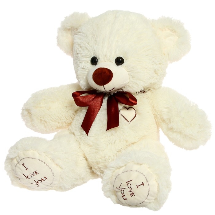 Мягкая игрушка &laquo;Медведь Арчи&raquo;, цвет молочный, 50 см