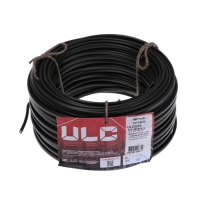 Кабель "ULC" ВВГ-Пнг(A), сечение 2х1.5 мм2, 50 м, ГОСТ, чёрный Кабель "ULC" ВВГ-Пнг(A), сечение 2х1.5 мм2, 50 м, ГОСТ, чёрный
