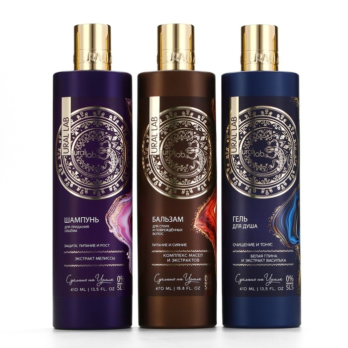 Бальзам для волос, комплекс масел и экстрактов, питание и сияние, 470 мл, URAL LAB Бальзам для волос, комплекс масел и экстрактов, питание и сияние, 470 мл, URAL LAB