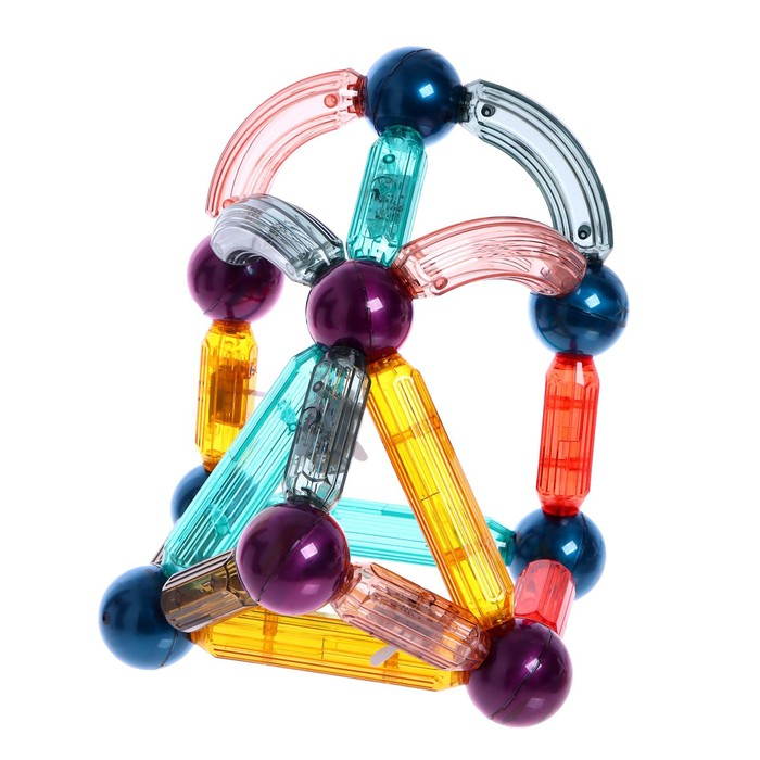 Конструктор магнитный для малышей «Магические палочки с животными», 35 деталей Конструктор магнитный для малышей «Магические палочки с животными», 35 деталей