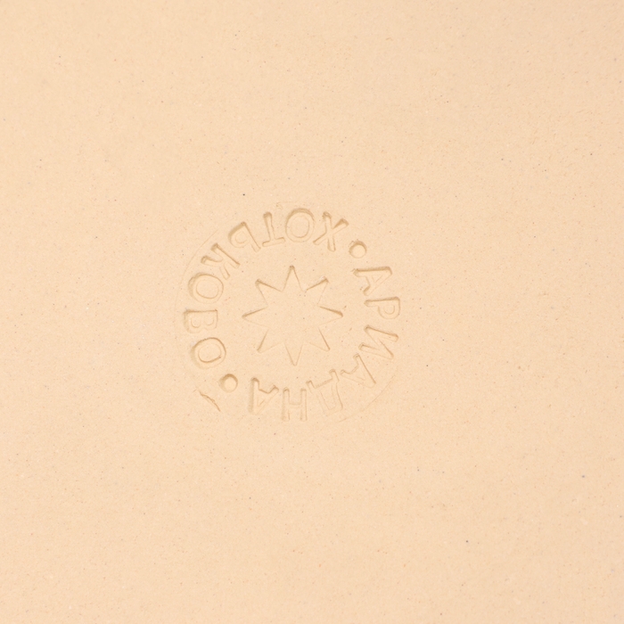 Панно "Ворона", 19,5 см, майолика