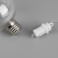 Набор ёлочных шаров &laquo;Игра искр&raquo; 3 шт., батарейки, 1 LED, свечение тёплое белое