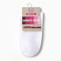 Новый год. Символ года. Змея. Носки женские "Змея на сердце", цвет белый, р-р 23-25 Новый год. Символ года. Змея. Носки женские "Змея на сердце", цвет белый, р-р 23-25