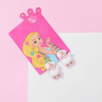 Серьги детские &laquo;Выбражулька&raquo; гусь, цветные