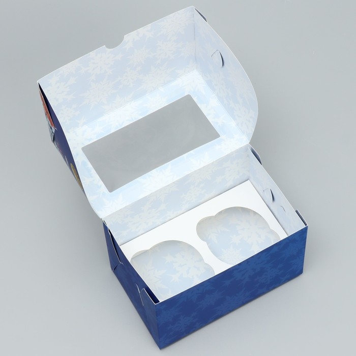 Коробка складная с двусторонним нанесением &laquo;С Новым годом&raquo; 16 х 10 х 10 см, Новый год