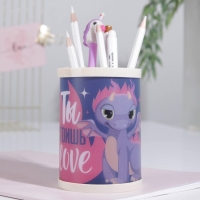 Органайзер для канцелярии, подставка для ручек и карандашей &laquo;Ты состоишь из love&raquo;