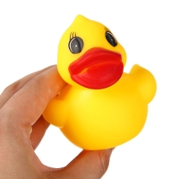 Набор резиновых игрушек для ванны &laquo;Уточки&raquo;, 6,5 см, с пищалкой, 3 шт., Крошка Я