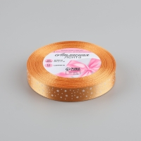 Лента атласная «Звёзды», 15 мм × 23 ± 1 м, цвет золотисто-рыжий №097 Лента атласная «Звёзды», 15 мм × 23 ± 1 м, цвет золотисто-рыжий №097