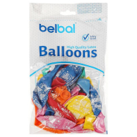 Шар латексный 14" &laquo;С днём рождения!&raquo;, металл, набор 25 шт., цвета МИКС