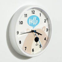 Часы настенные, интерьерные "Мишка", d-22.5 см, бесшумные Часы настенные, интерьерные "Мишка", d-22.5 см, бесшумные