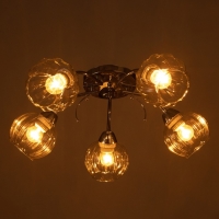 Люстра "Челси" 5х40Вт Е27 Хром 54х54х20см Люстра "Челси" 5х40Вт Е27 Хром 54х54х20см