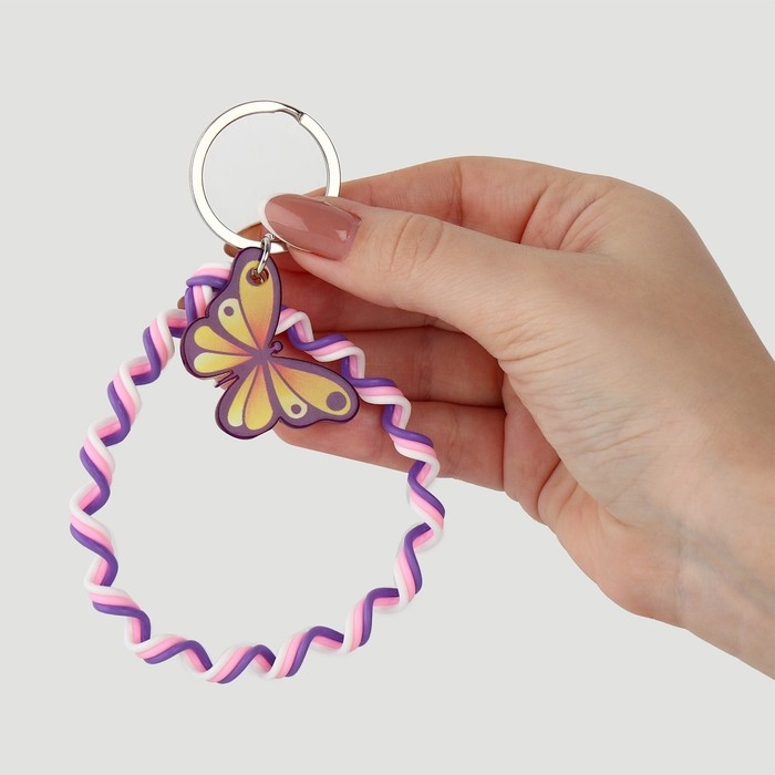 Брелок для ключей детский шнурок «Самая яркая», 15 х 6 см Брелок для ключей детский шнурок «Самая яркая», 15 х 6 см