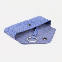 Ключница на кнопке TEXTURA, длина 15 см, цвет сиреневый Ключница на кнопке TEXTURA, длина 15 см, цвет сиреневый