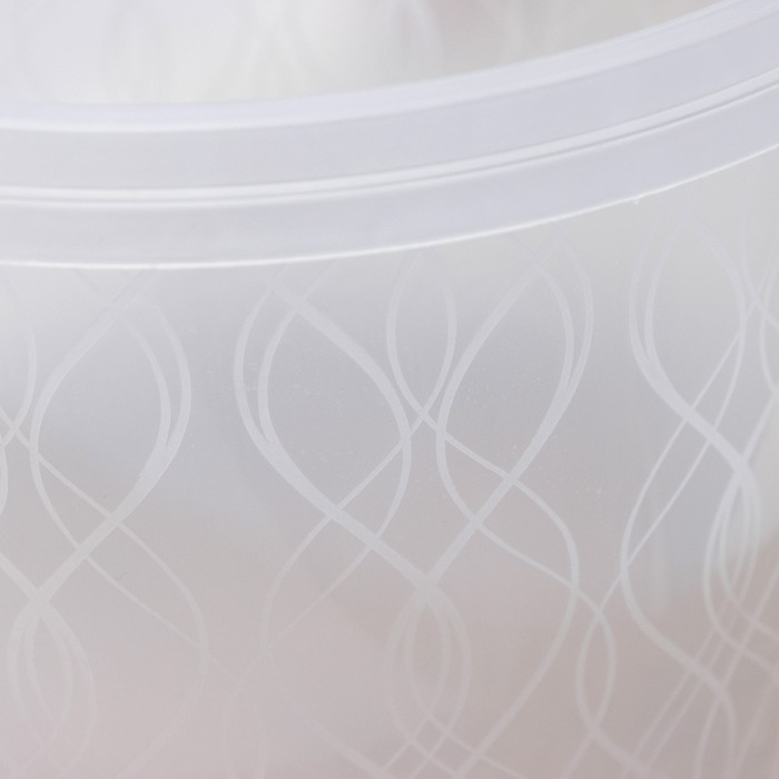 Контейнер пищевой, 8 л, прозрачный, ручки микс Контейнер пищевой, 8 л, прозрачный, ручки микс