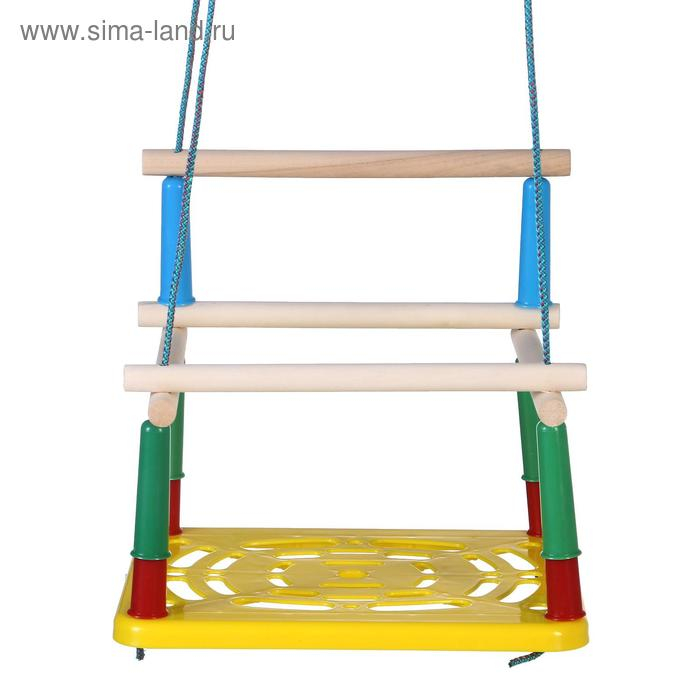 Качели подвесные, пластмассовые, сиденье 33&times;22см