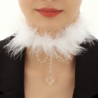 Чокер &laquo;Легкость&raquo; с бусинами, цвет белый, металл серебро, 48 см