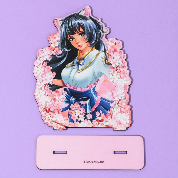 Фигурка аниме «Девушка в цветах», 11,7 х 15 см, дерево Фигурка аниме «Девушка в цветах», 11,7 х 15 см, дерево