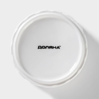 Рамекин из жаропрочной керамики Доляна &laquo;Каспар&raquo;, 200 мл, d=9 см, цвет белый