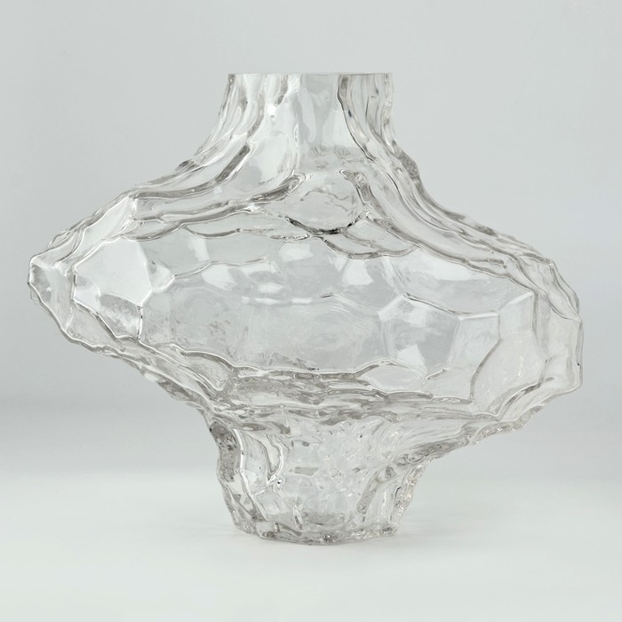 Ваза для цветов &laquo;Диаманд&raquo; из прозрачного стекла 16&times;19&times;19 см