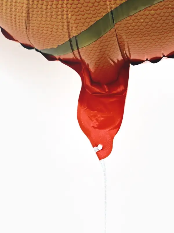 Воздушные шары фольгированные 17" круг "Баскетбольный мяч" набор 5 штук