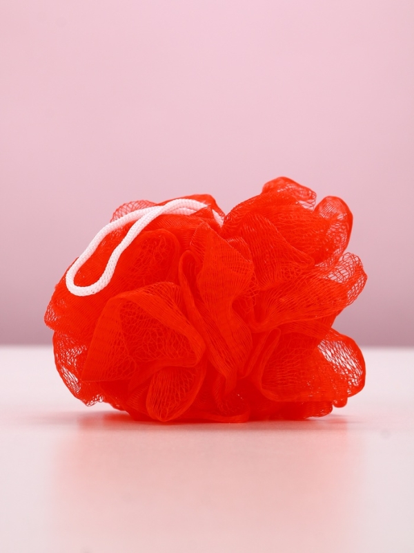 Подарочный набор "Нежность и забота", гель для душа 300 мл и мочалка для тела