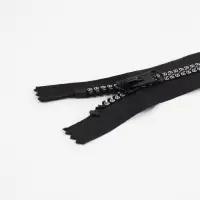 Молния &laquo;Трактор&raquo;, №8, неразъёмная, замок автомат, 18 см, чёрная