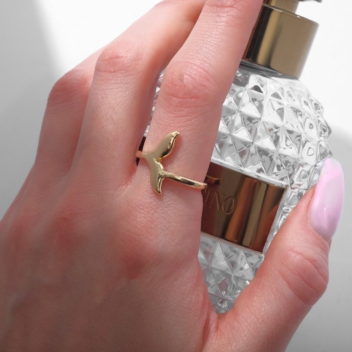 Кольцо «Русалка» хвост, цвет золото, безразмерное Кольцо «Русалка» хвост, цвет золото, безразмерное