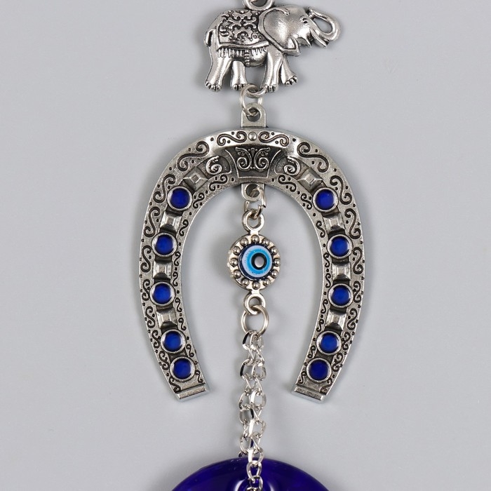 Подвеска от сглаза "Подкова и слон" 19 см