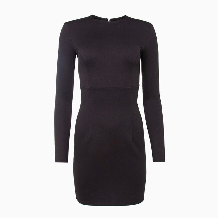 Платье женское с бахромой MINAKU: PartyDress цвет черный, размер 40