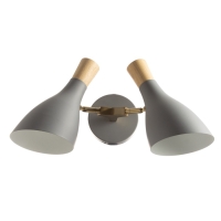 Бра "Марокко" 2хЕ27 40Вт серый 25х15х38см Бра "Марокко" 2хЕ27 40Вт серый 25х15х38см