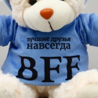 Мягкая игрушка Мишка &laquo;BFF&raquo;, в кофте, 13 см