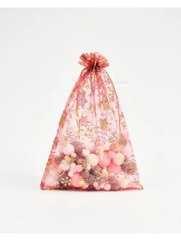 Мешочек подарочный органза &laquo;Волшебного Нового года!&raquo;, 20 &times; 30 см