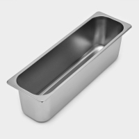 Гастроемкость 2/4 из нержавеющей стали, 150 мм, 53×16,4×15 см, толщина 0,8 мм Гастроемкость 2/4 из нержавеющей стали, 150 мм, 53×16,4×15 см, толщина 0,8 мм