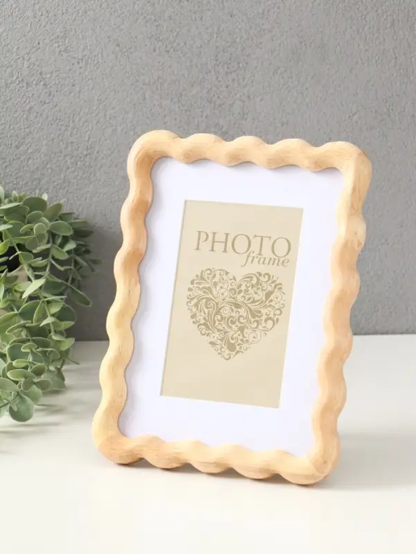 Фоторамка дерево 10х15 см с паспарту "Волна" 23,5х18,2х2 см