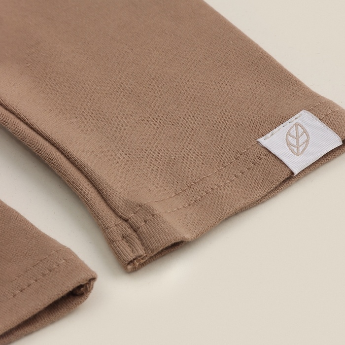 Легинсы SL HOME рост 74-80 см, цв. кофейный