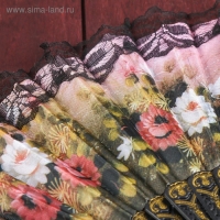 Веер пластик "Цветы" МИКС 24 см Веер пластик "Цветы" МИКС 24 см