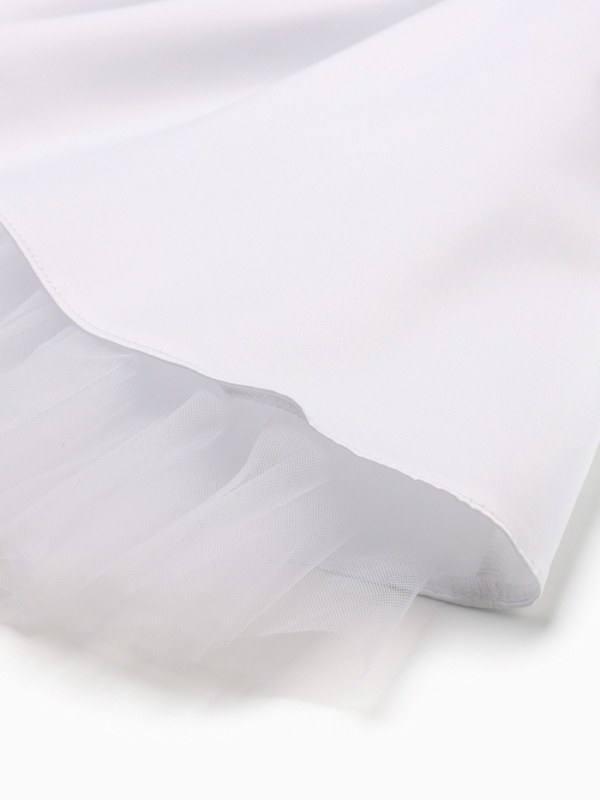 Платье нарядное детское KAFTAN, р.30 (98-104 см), белый