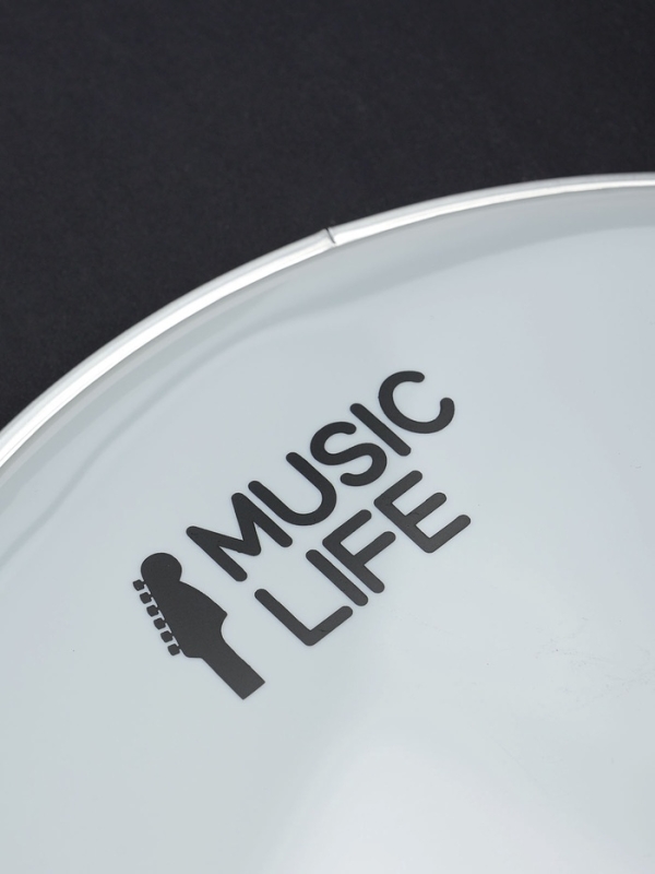 Пластик для барабана Music Life 10 дюймов, белый Пластик для барабана Music Life 10 дюймов, белый