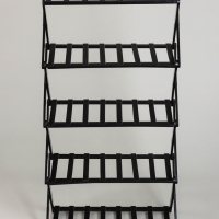 Подставка для цветов Greengo, 5 полок, 50 &times; 25 &times; 89 см, напольная, бамбук, чёрная