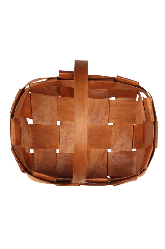 Корзина плетёная, 23×16×8 см, ручка h=12 см, ива, натуральный цвет Корзина плетёная, 23×16×8 см, ручка h=12 см, ива, натуральный цвет