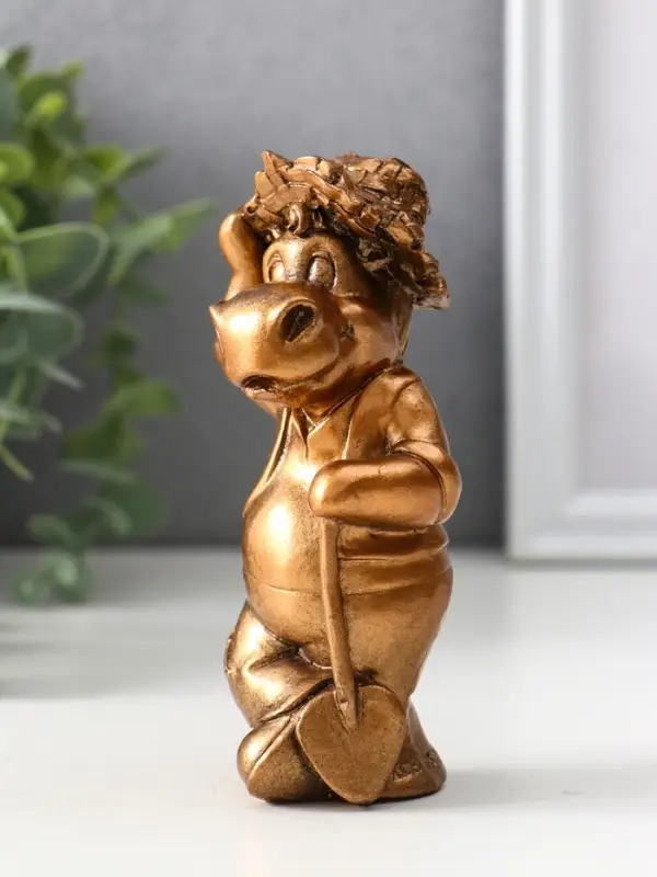 Фигура &laquo;Конь дачник&raquo;, 12&times;6&times;6 см, бронза